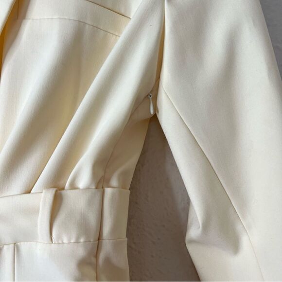 ZARA Butter Yellow Blazer Mini Dress Blogger Favorite Size Small - Picture 13 of 15